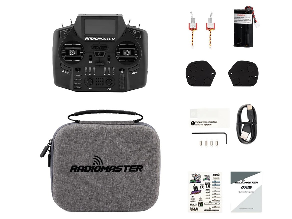 RadioMaster GX12 - Dual-Band Gemini-X ELRS Fernsteuerung – Bild 6