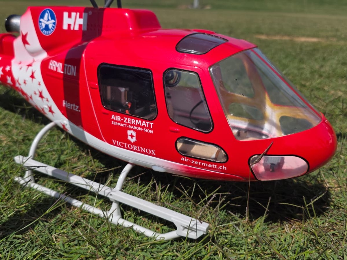 FLY WING Eurocopter AS350 Ecureuil Air Zermatt - Smart Scale Helikopter - GPS RTF-Set – Bild 2