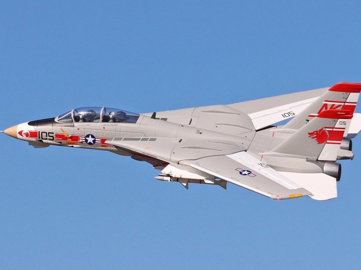 F-14 Tomcat V2 - Twin 64mm EDF Jet, Spw 1250mm, PNP-Set, Freewing – Bild 2