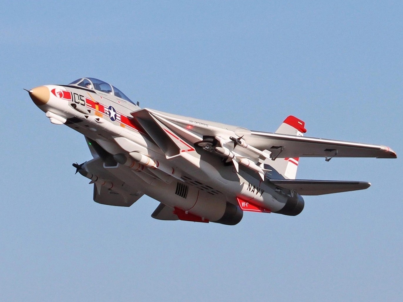 F-14 Tomcat V2 - Twin 64mm EDF Jet, Spw 1250mm, PNP-Set, Freewing – Bild 4