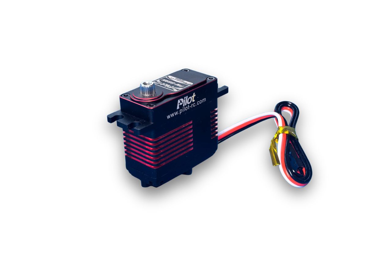 Digital Servo PW-68AH, HV/MG, 91gr, 68kg Stellkraft, Pilot-RC mit 170cm Kabel