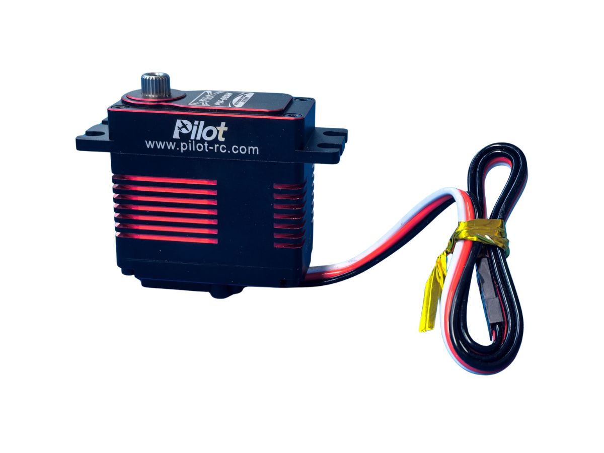 Digital Servo PW-68AH, HV/MG, 91gr, 68kg Stellkraft, Pilot-RC mit 170cm Kabel – Bild 3