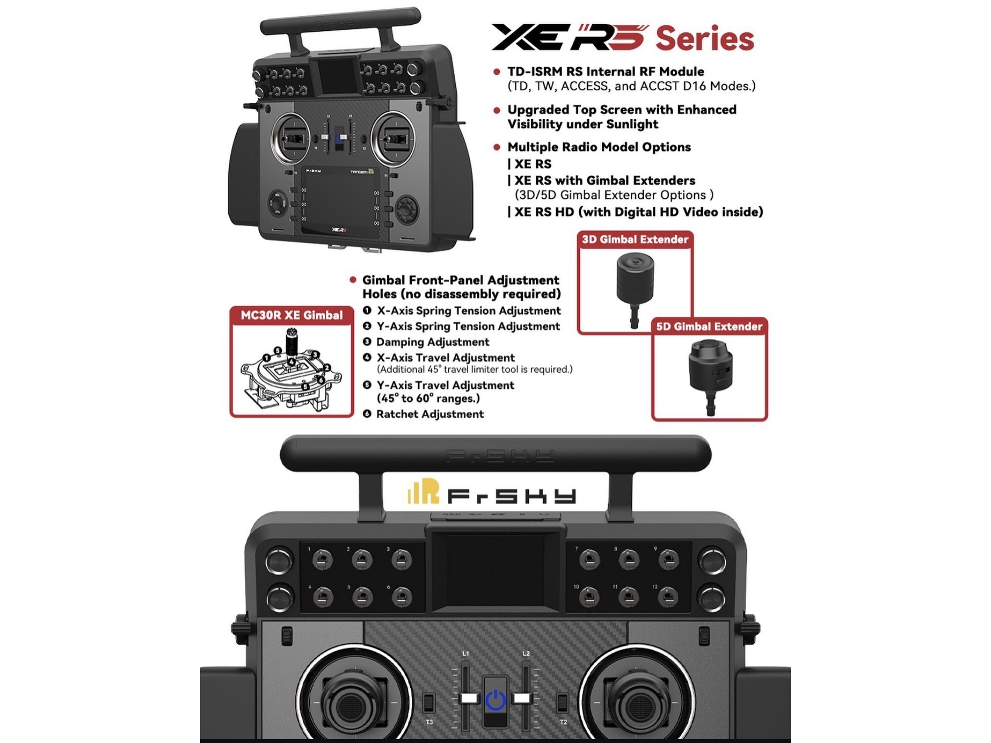 FrSky Tandem XE RS 5D - Pultsender Fernsteuerung