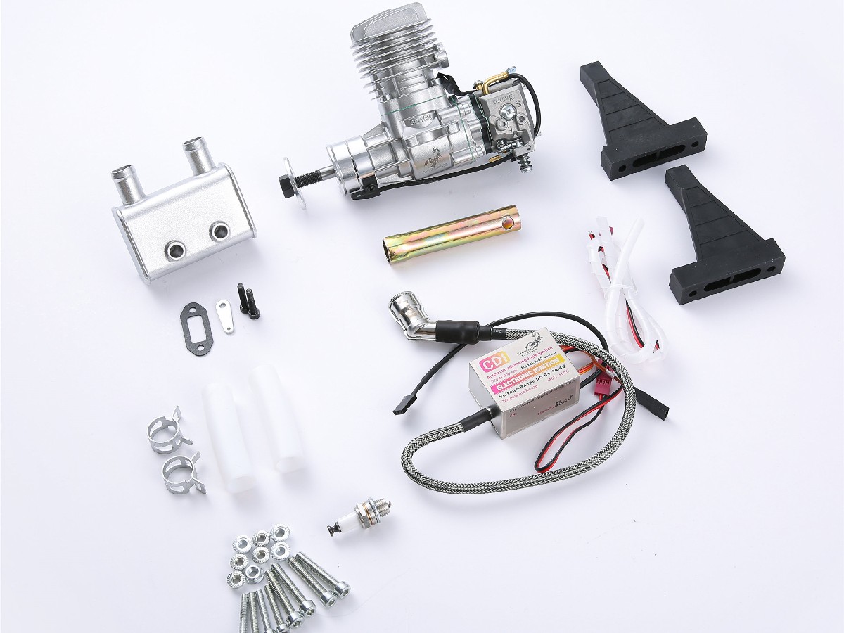 Stinger 15cc RE 1-Zylinder Benzinmotor mit Heckauslass – Bild 4