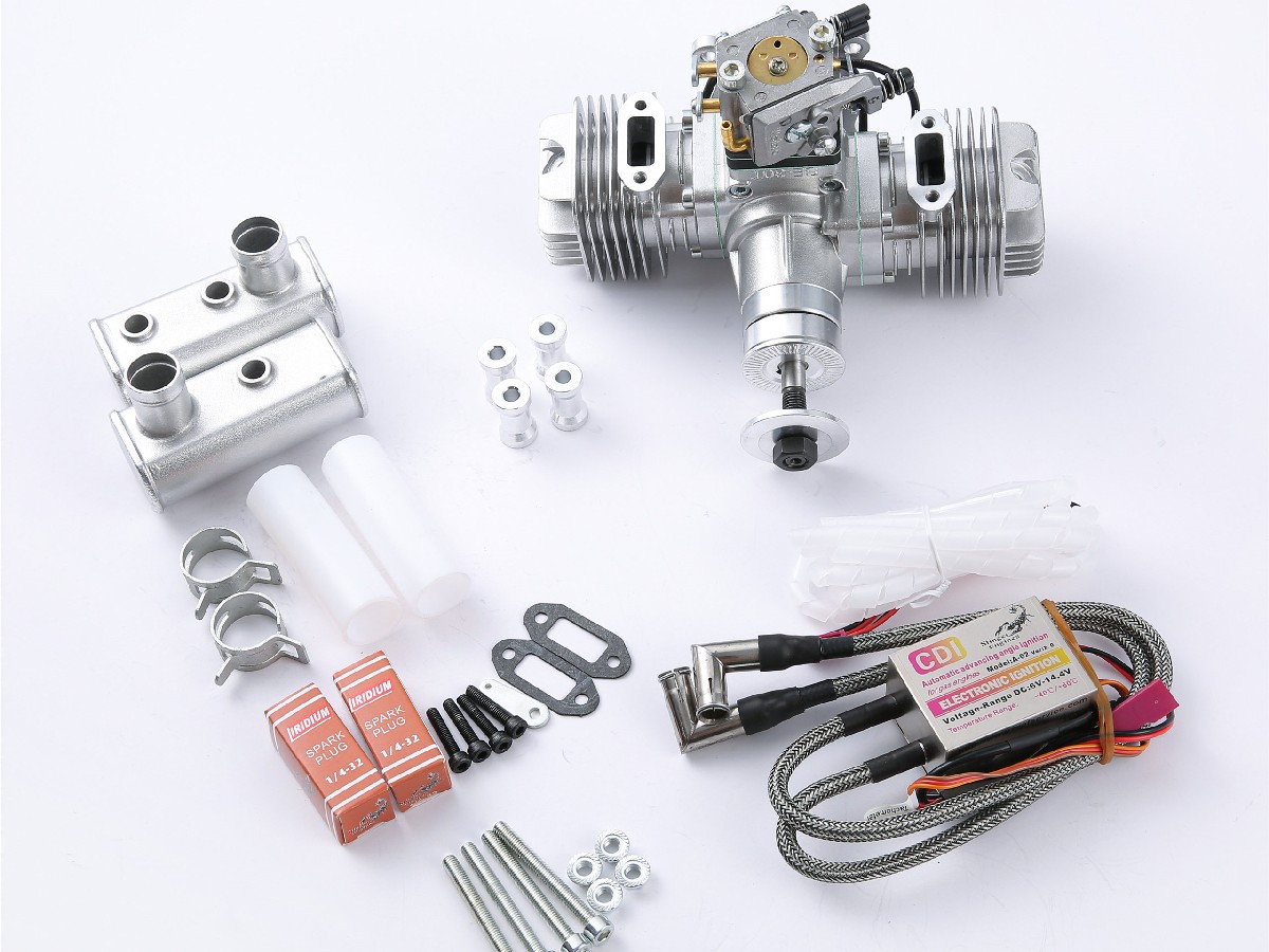 Stinger 30cc Twin 2-Zylinder Boxer Benzinmotor – Bild 4