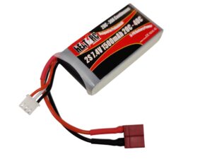HEAT-RC, LiPo Akku 2S / 7.4V 1500mAh 20C - T-Plug