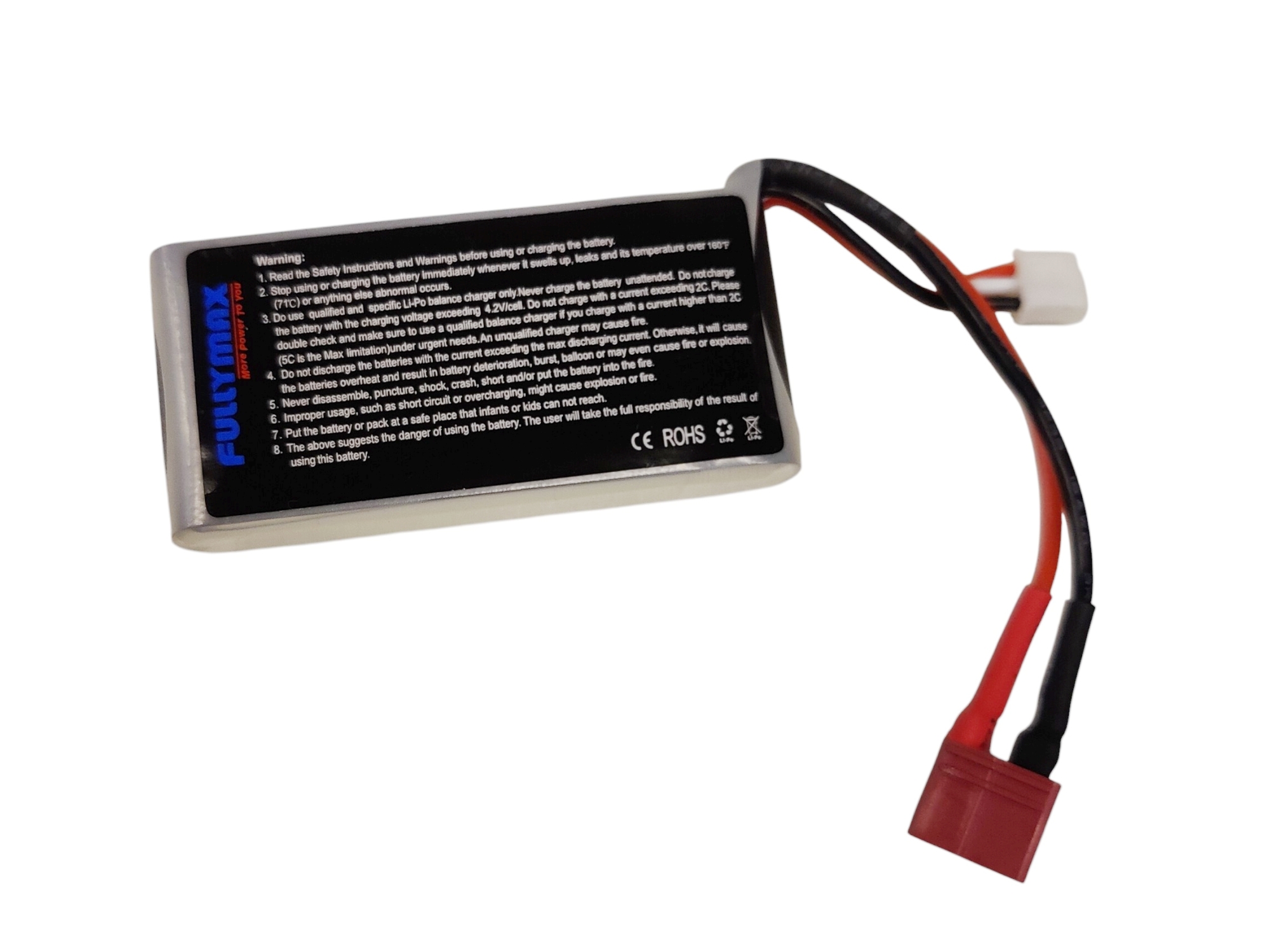 HEAT-RC, LiPo Akku 2S / 7.4V 1500mAh 20C - T-Plug – Bild 3