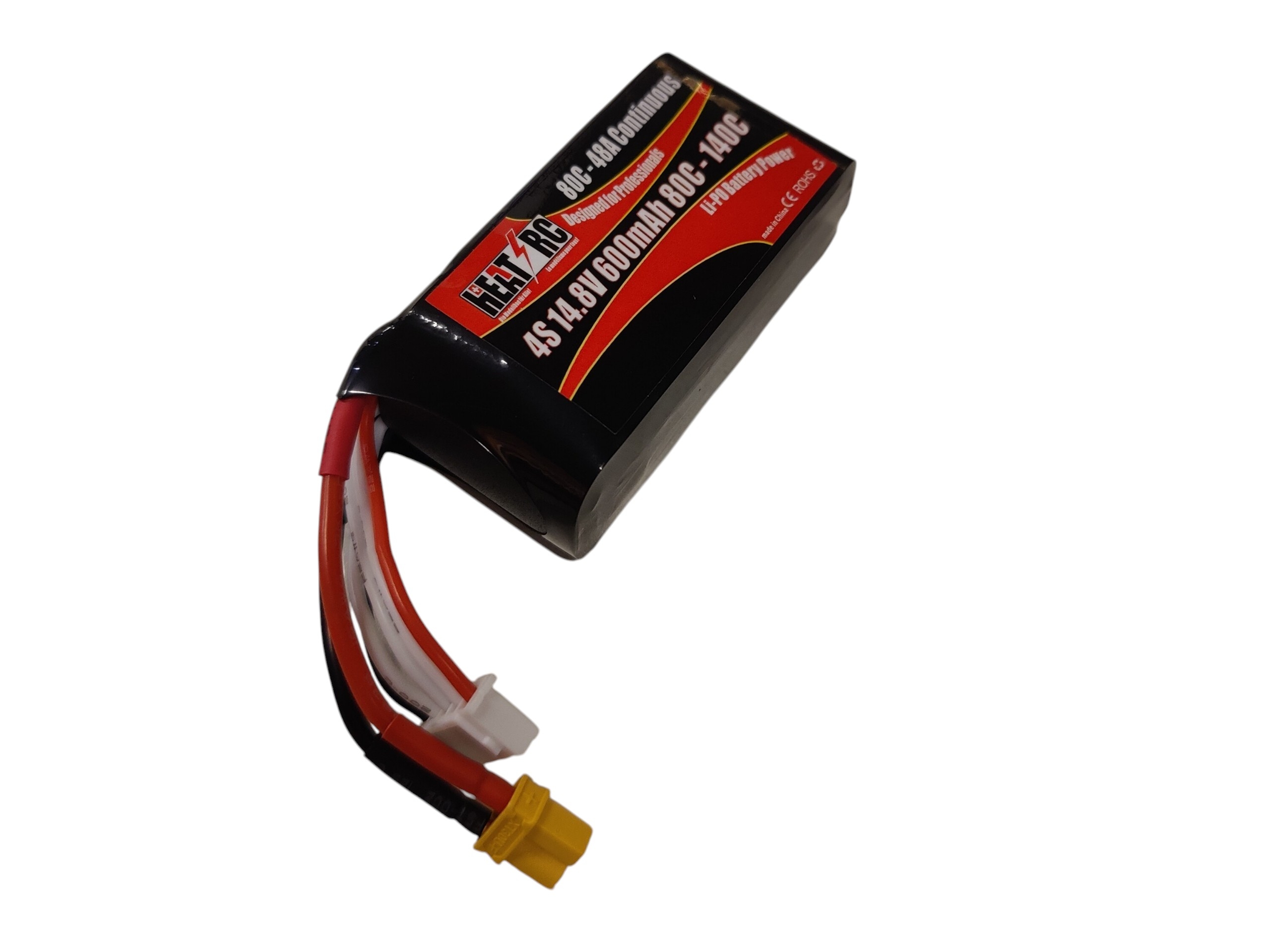 HEAT-RC, LiPo Akku 4S / 14.8V, 600mAh, 80C - XT30 - XLPower Stratos – Bild 2