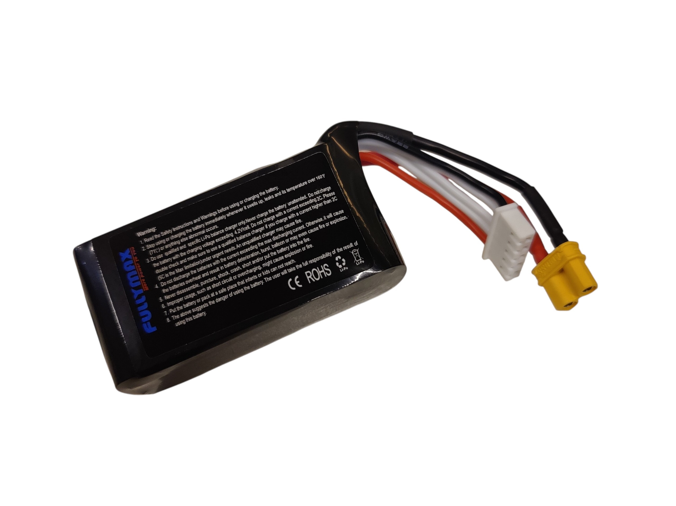 HEAT-RC, LiPo Akku 4S / 14.8V, 600mAh, 80C - XT30 - XLPower Stratos – Bild 3