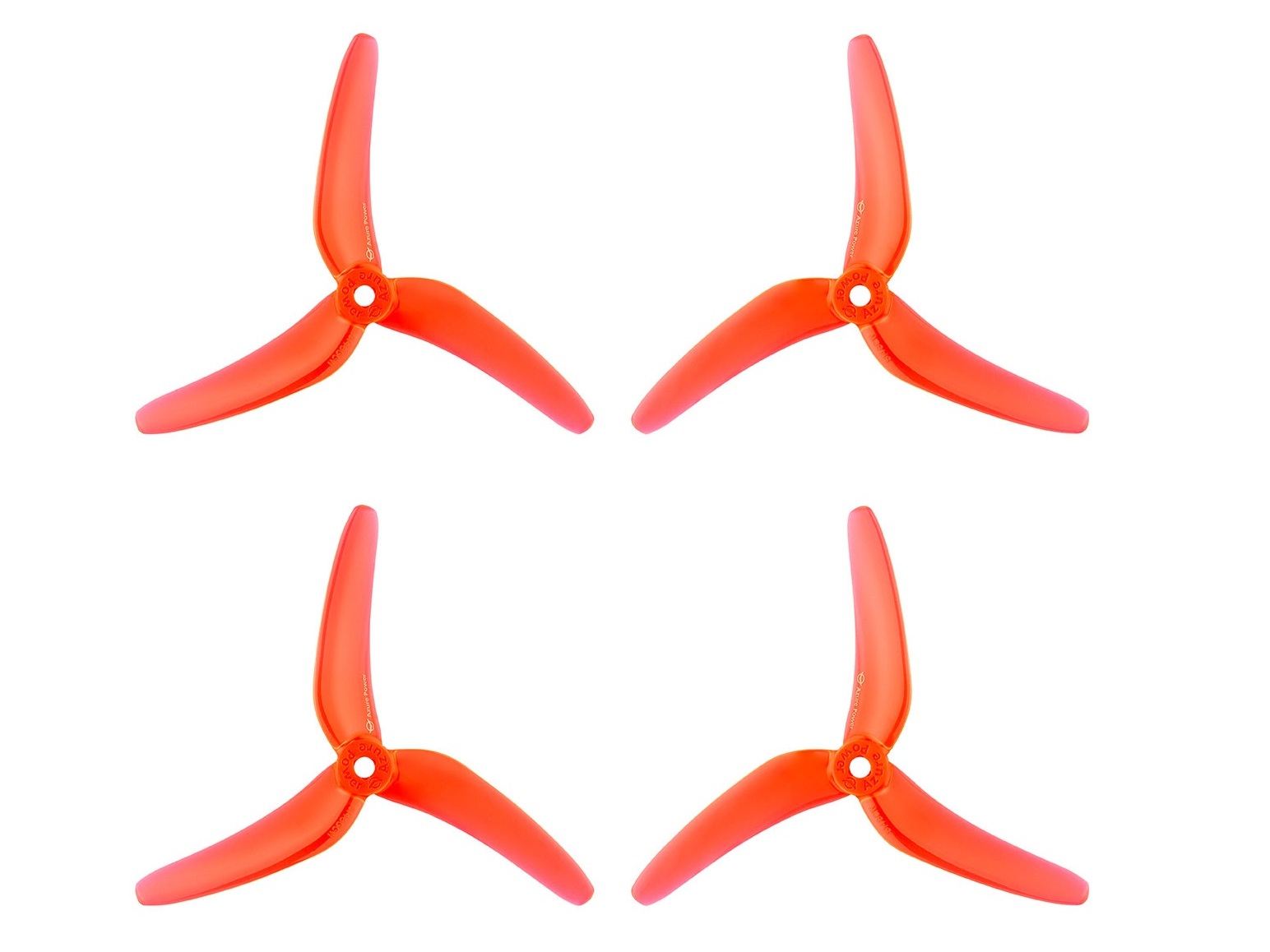 Azure Power FPV Propeller 5148 SFP / 5.1x4.8, 3-Blatt - orange – Bild 2