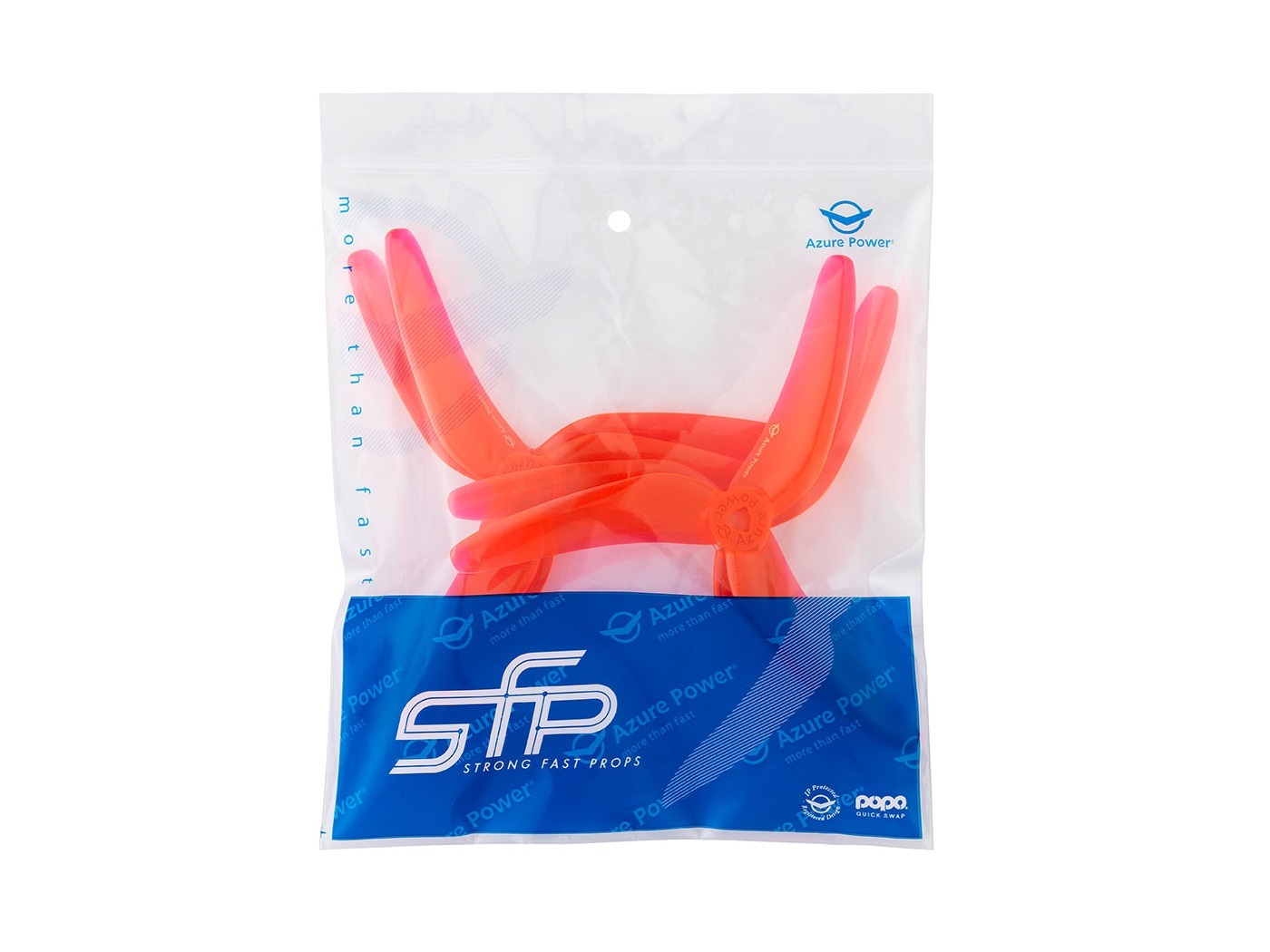 Azure Power FPV Propeller 5148 SFP / 5.1x4.8, 3-Blatt - orange – Bild 3