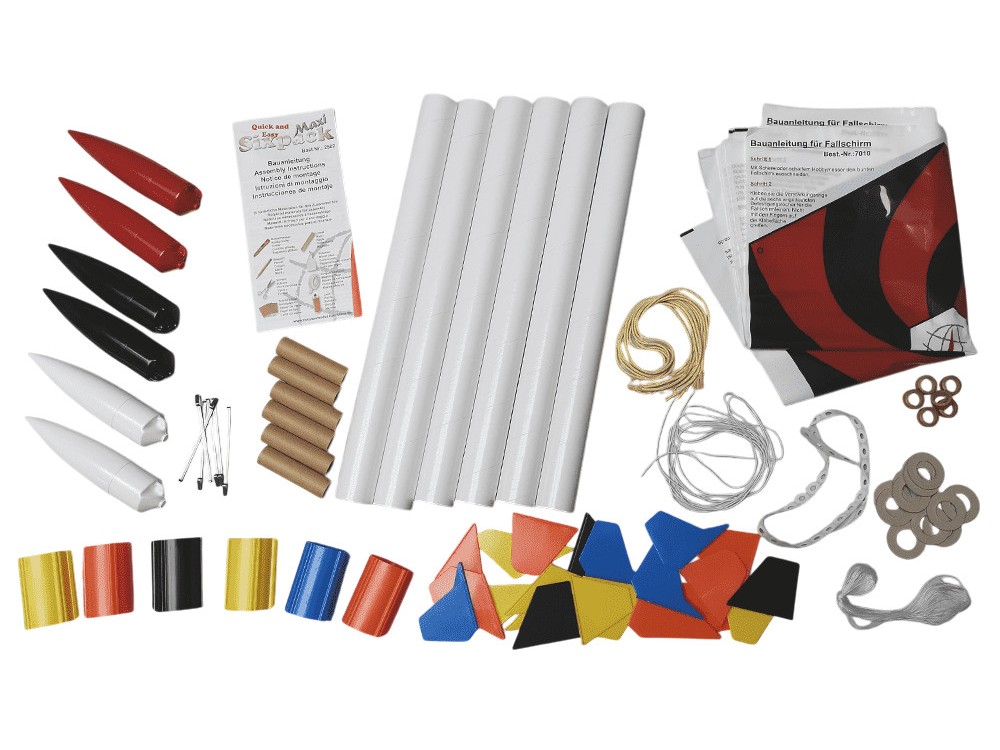 Modellraketen-Set - Sixpack Quick and Easy MAXI - 6er-Set – Bild 2