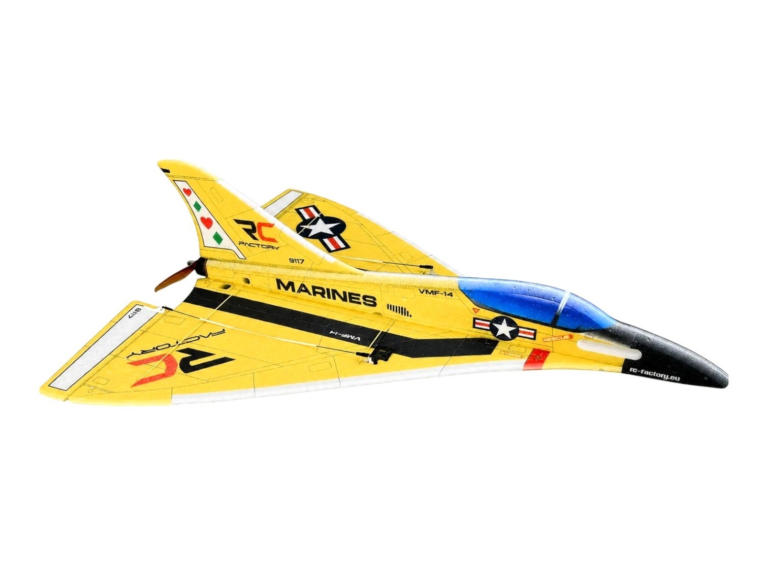 F4 Strike - Yellow, Spw 500mm, KIT EPP-Funjet von RC-Factory