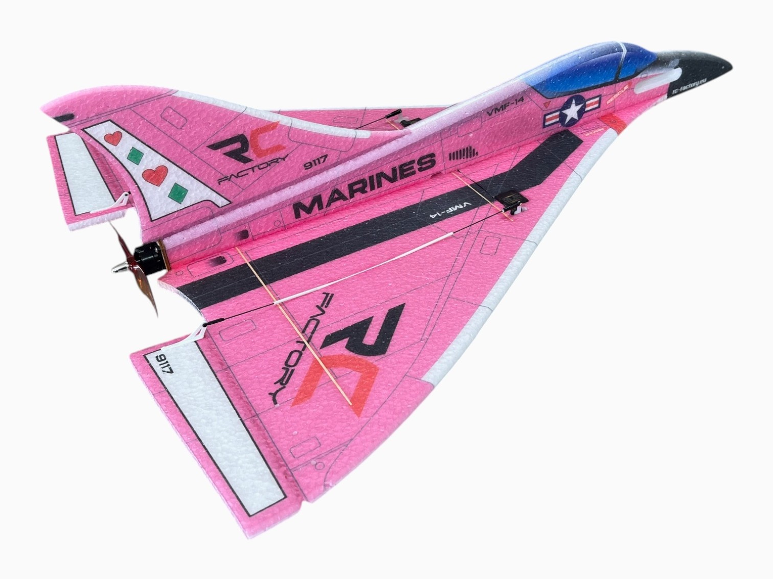 F4 Strike - Pink, Spw 500mm, KIT EPP-Funjet von RC-Factory – Bild 3