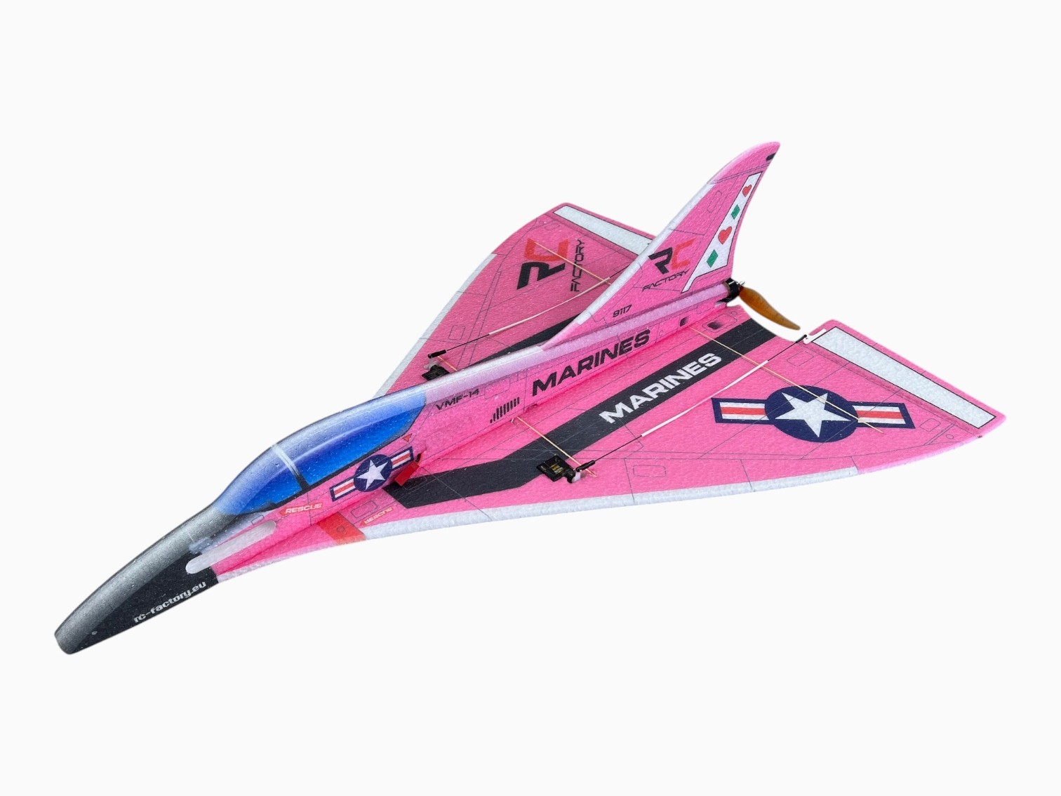 F4 Strike - Pink, Spw 500mm, KIT EPP-Funjet von RC-Factory – Bild 4