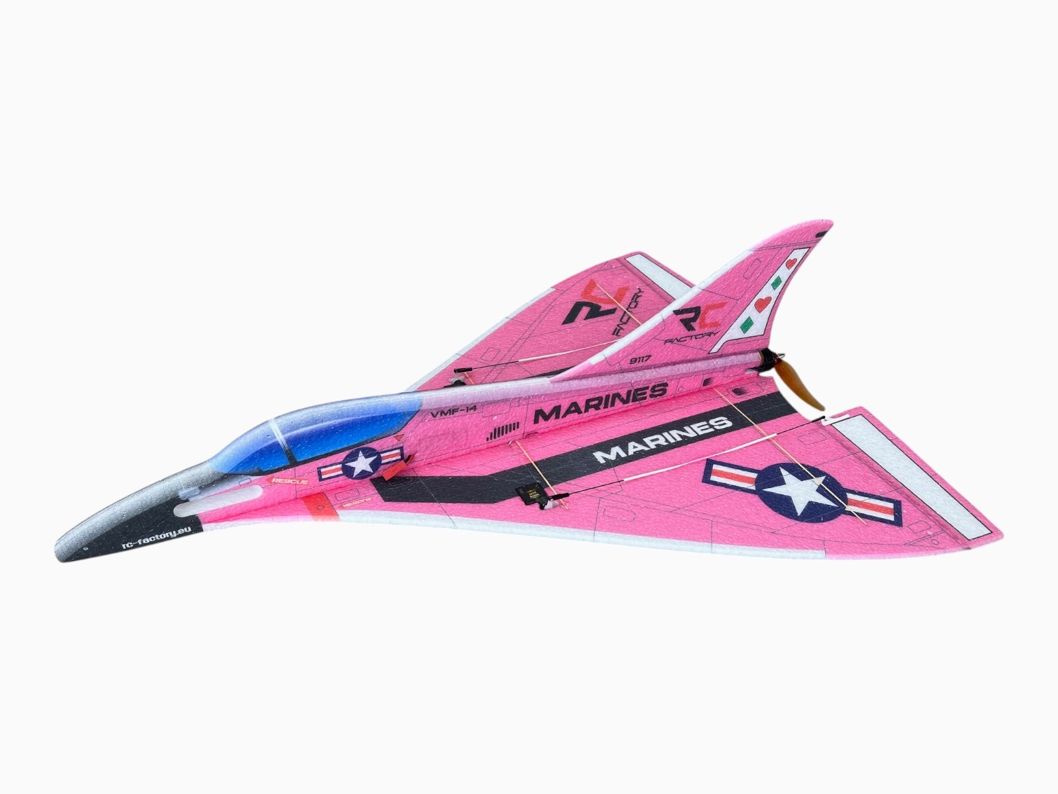 F4 Strike - Pink, Spw 500mm, KIT EPP-Funjet von RC-Factory – Bild 5