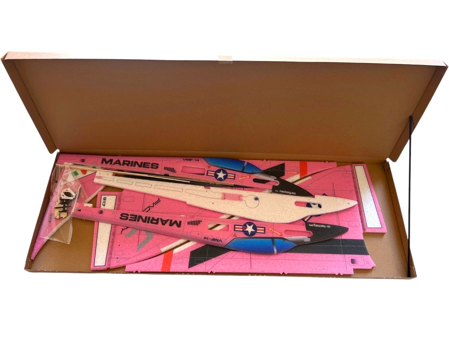 F4 Strike - Pink, Spw 500mm, KIT EPP-Funjet von RC-Factory – Bild 6