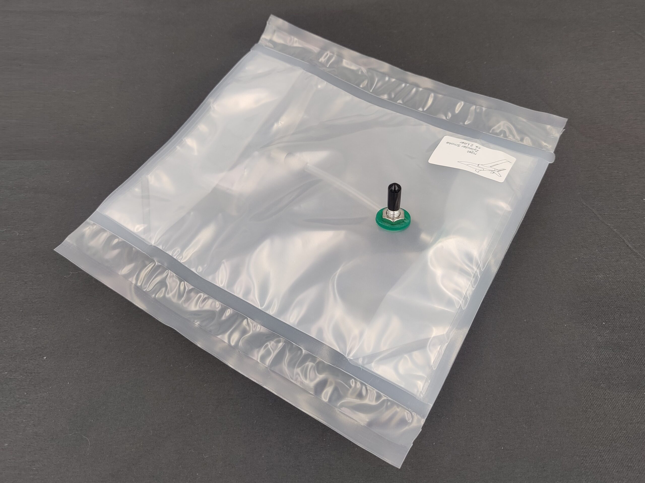 rcjet Smoke Beuteltank Zylinderform - 1.0 Liter für Jetmodelle