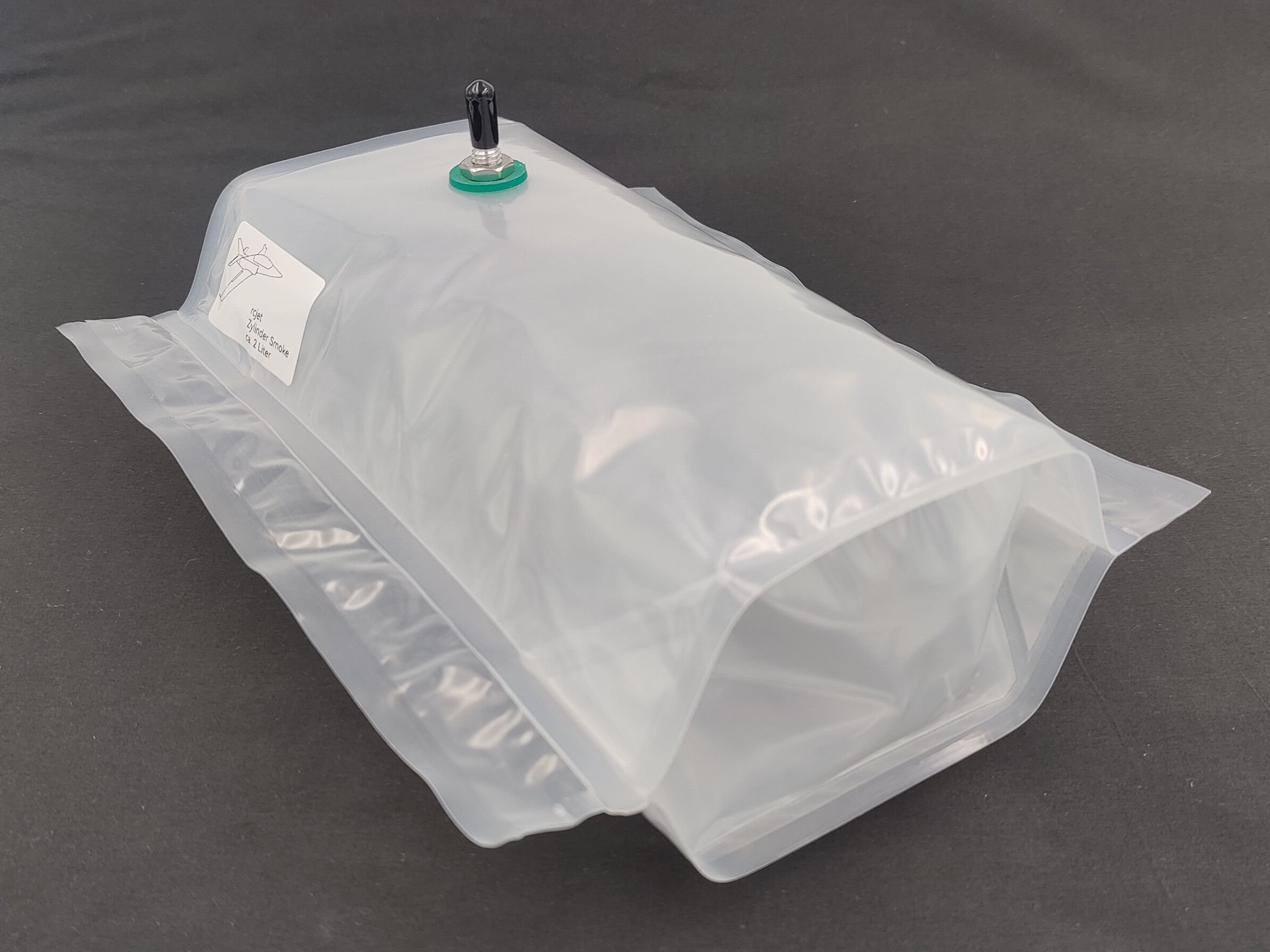rcjet Smoke Beuteltank Zylinderform - 1.0 Liter für Jetmodelle – Bild 3