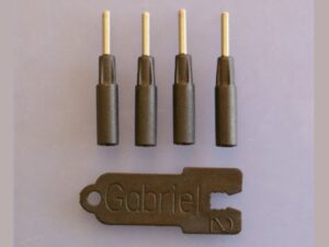 CFK Kugelgelenkadapter M2.5 für Rohr 5x3mm - 4er Set