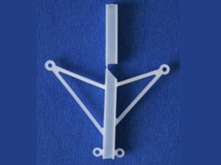 Nylon Indoor Ruderhorn mit Scharnier - 4er-Set