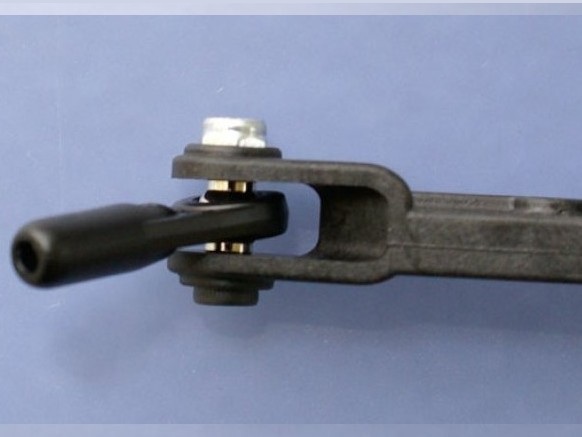 Gabriel XTorque CFK Doppelgabelservohebel 76/92mm - 25T Futaba / KST – Bild 2