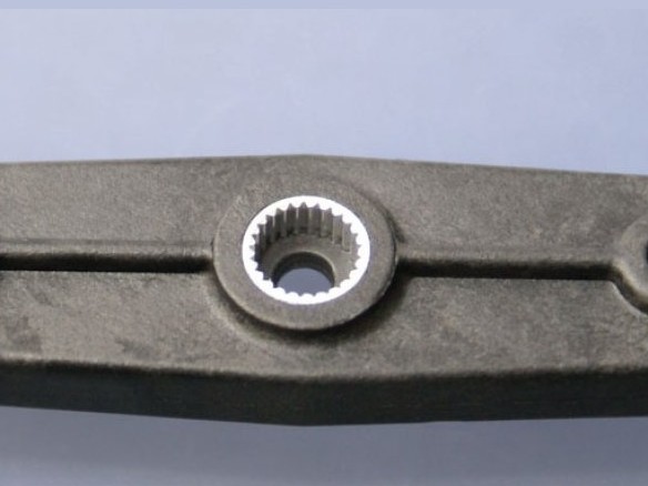 Gabriel XTorque CFK Doppelgabelservohebel 76/92mm - 25T Futaba / KST – Bild 3