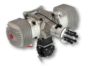 HangX HX-180G - 180ccm Twin 2-Zylinder Boxer Benzinmotor mit Guss-Kurbelgehäuse