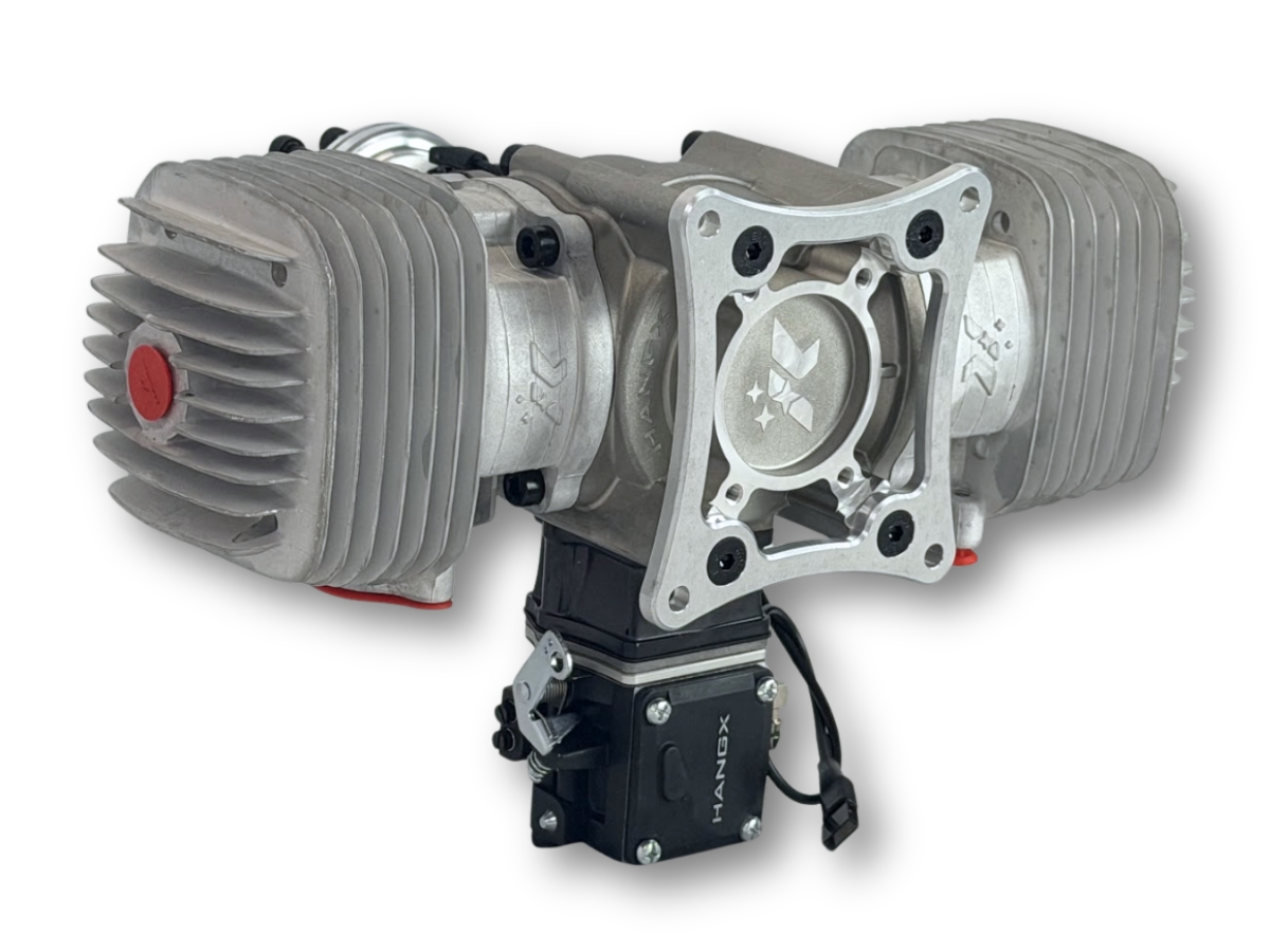 HangX HX-180G - 180ccm Twin 2-Zylinder Boxer Benzinmotor mit Guss-Kurbelgehäuse – Bild 2