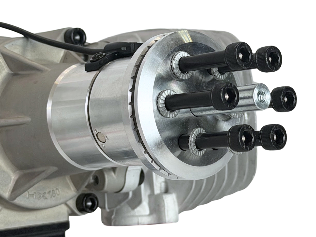 HangX HX-180G - 180ccm Twin 2-Zylinder Boxer Benzinmotor mit Guss-Kurbelgehäuse – Bild 3