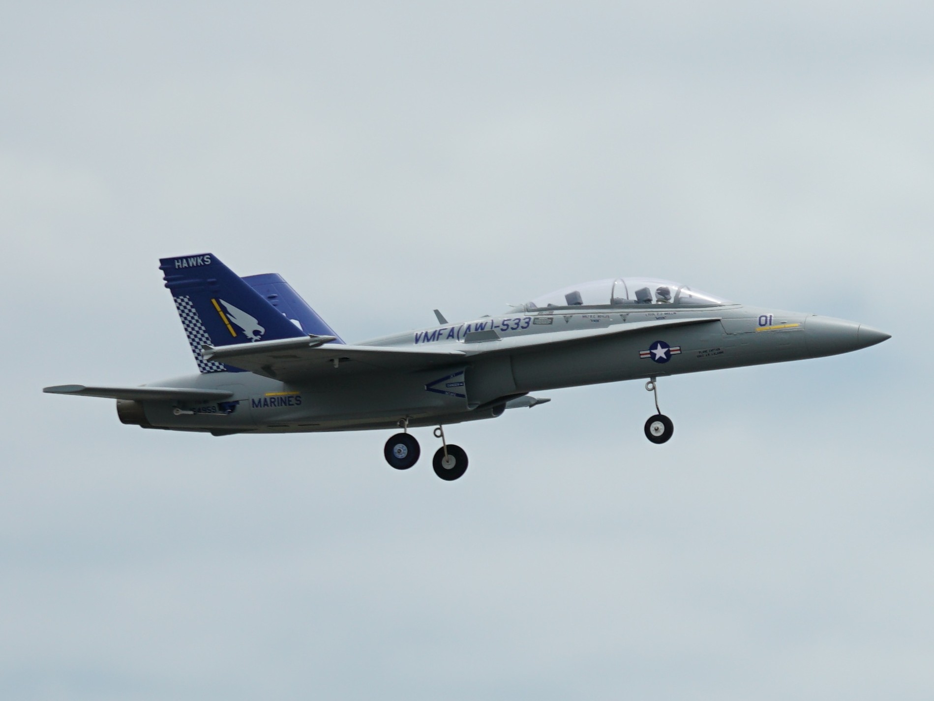 F-18 The Hawks - Twin 40mm EDF-Jet, Spw 705mm, PNP-Set - XFLY-Model – Bild 3