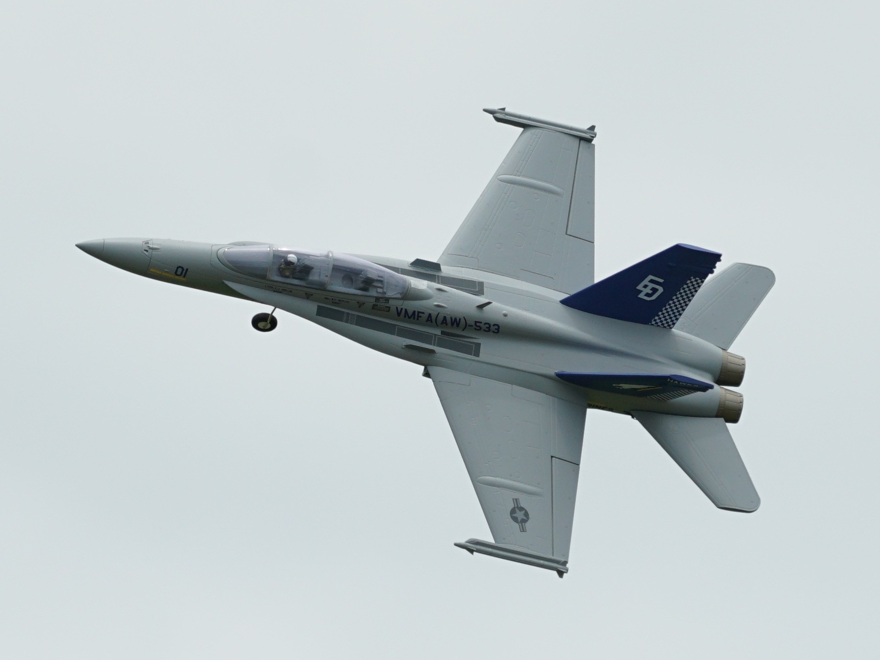 F-18 The Hawks - Twin 40mm EDF-Jet, Spw 705mm, PNP-Set - XFLY-Model – Bild 4