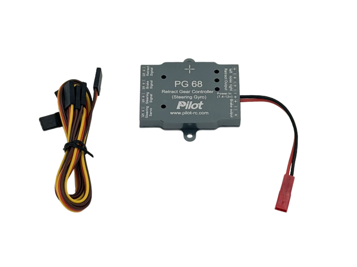 Pilot-RC Fahrwerks-Controller PG-68 für Elektro-Einziehfahrwerke mit Lenk-Gyro – Bild 2