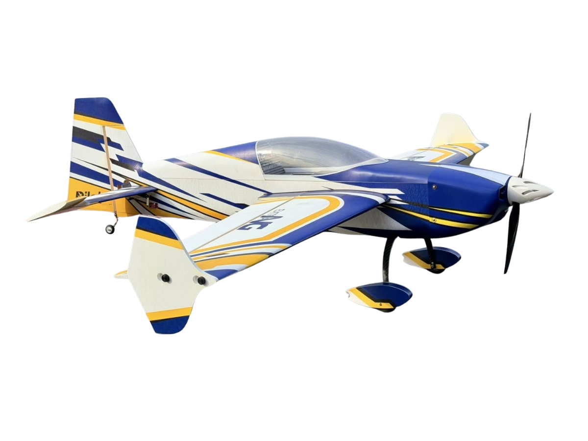 Extra NG 49" Elektro, Spw 1240mm, ARF-Set, Blau / Gelb PILOT-RC – Bild 2