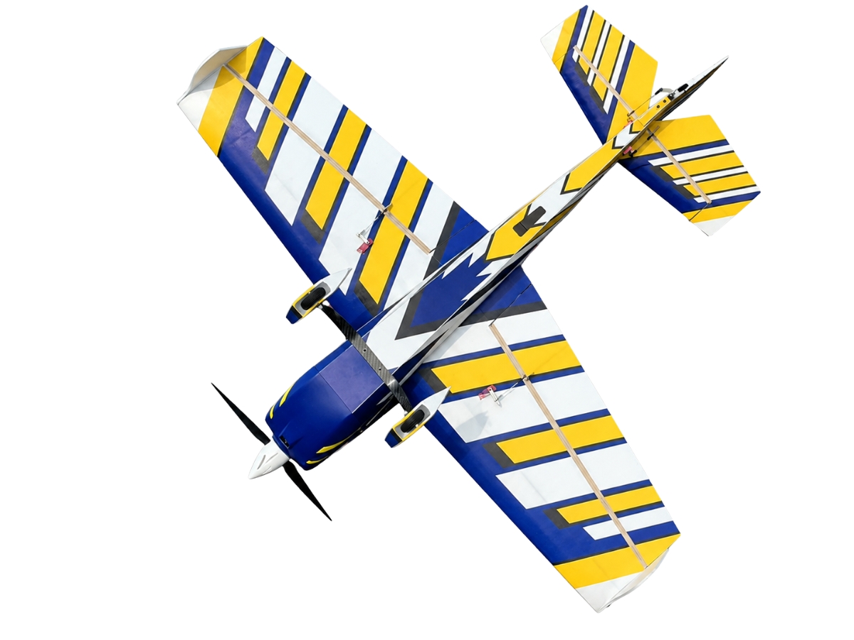 Extra NG 49" Elektro, Spw 1240mm, ARF-Set, Blau / Gelb PILOT-RC – Bild 3