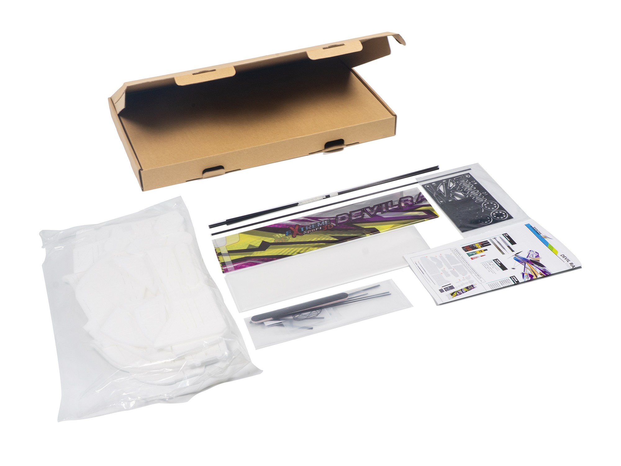 Ultralite F3P Devil Ray, Spw 800mm, KIT-Bausatz von DW-Hobby – Bild 2
