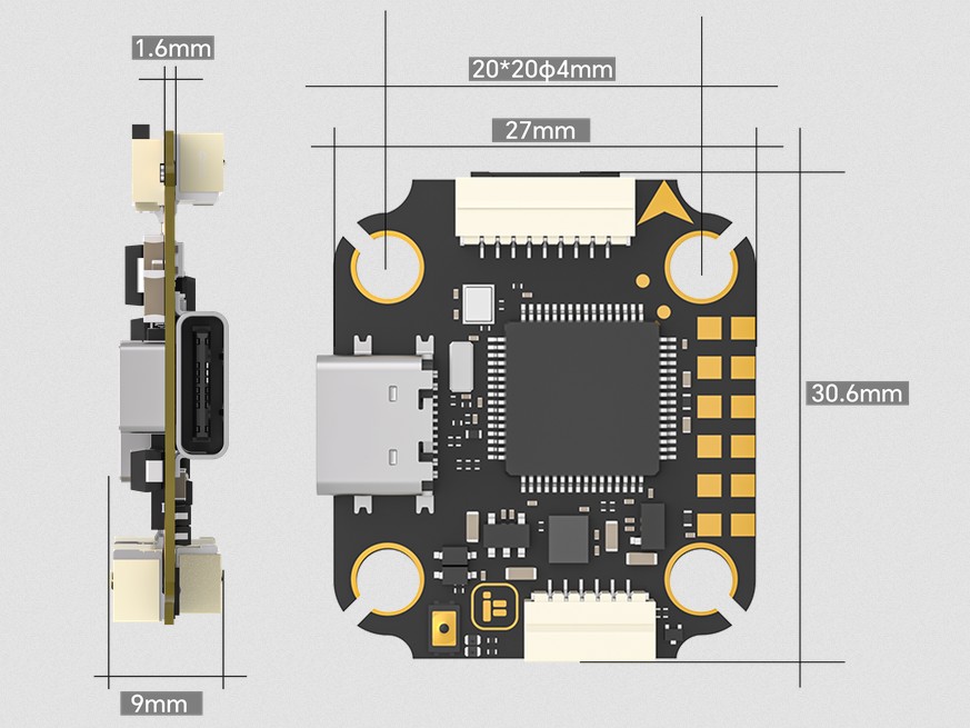 iFlight Borg F7 Mini Flight Controller – Bild 4