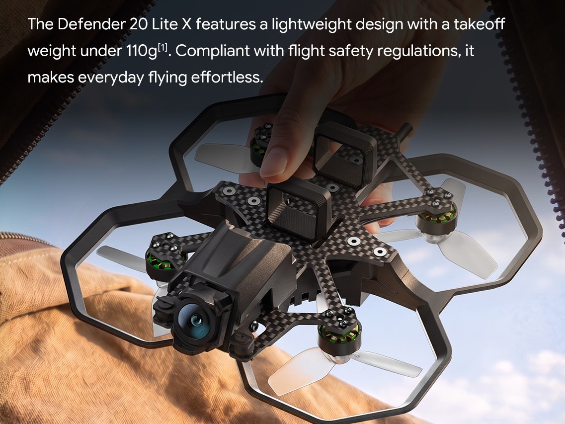 iFlight Defender 20 Lite X O4 2S HD - ELRS - BNF-Set - C021592 – Bild 4