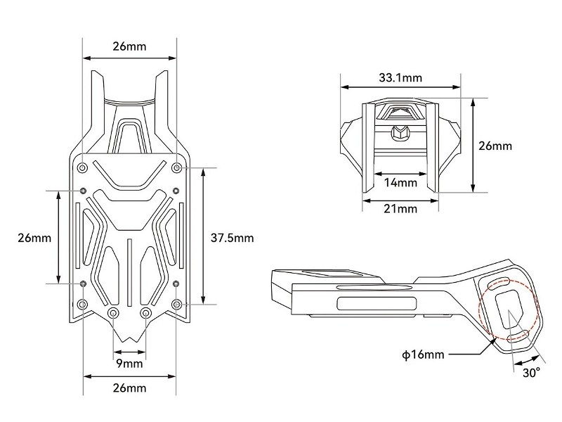 BetaFPV O4 Air Unit Bracket II – Bild 3