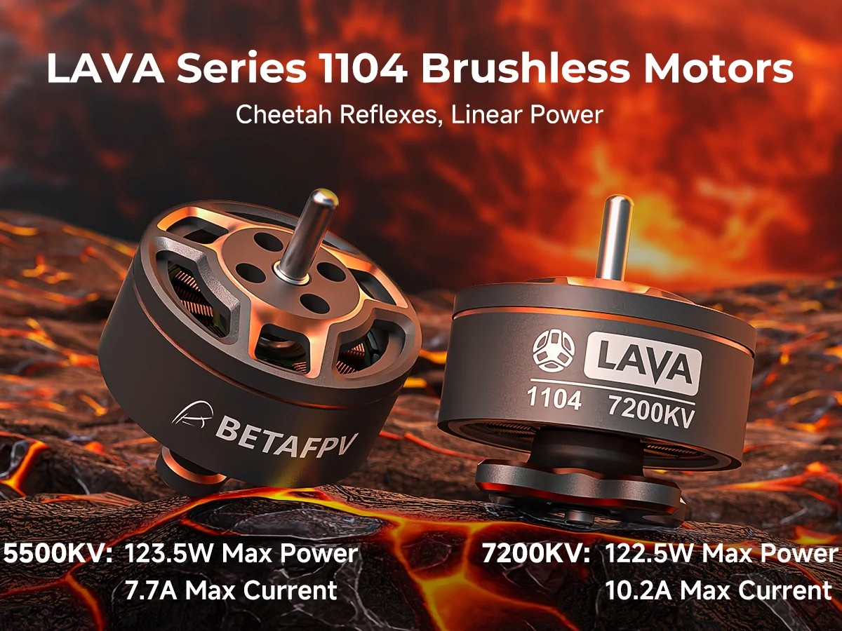 BetaFPV LAVA Brushless Motor 1104 5500KV - Pavo20 Pro