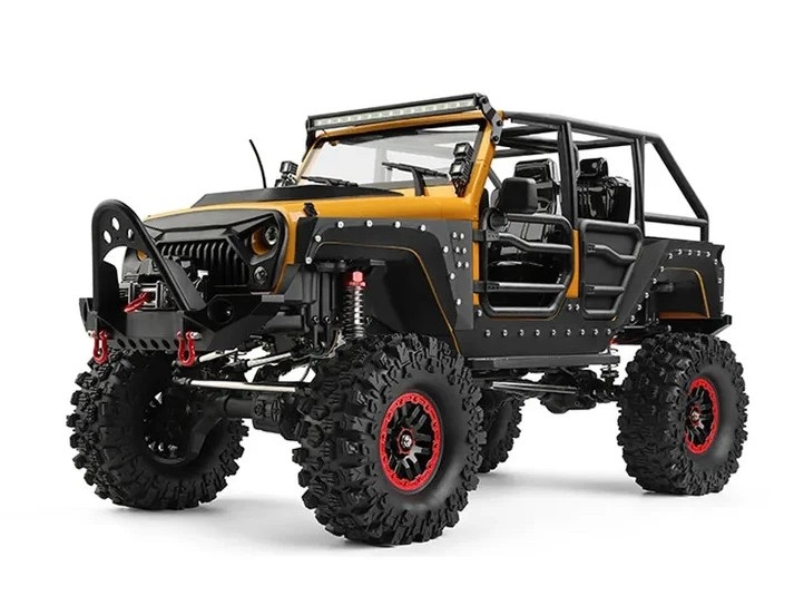 WLToys Rock Crawler Pro gelb 104026 - RTR-Set mit Winde - 1:10 – Bild 2