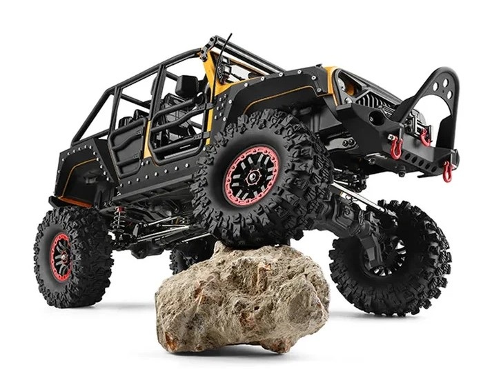 WLToys Rock Crawler Pro gelb 104026 - RTR-Set mit Winde - 1:10 – Bild 4