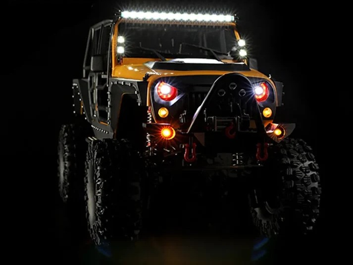 WLToys Rock Crawler Pro gelb 104026 - RTR-Set mit Winde - 1:10 – Bild 6