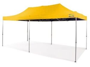 Set Profi Faltzelt Pro 3x6 gelb mit Europrinz Dachplane