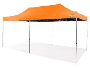 Set Profi Faltzelt Pro 3x6 orange mit Europrinz Dachplane