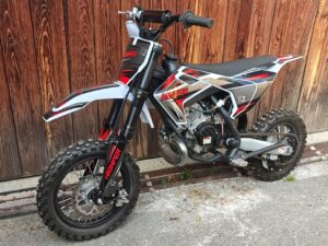Midi Motocross Bike - Dirt Bike - NRG50 V2 - 50ccm 2-Takt - rot / schwarz