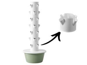 Pflanzetage für Hydroponik Turm Tropfsystem
