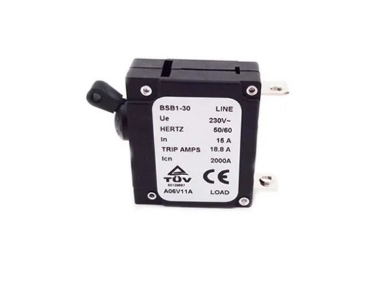 Sicherung - Überlastschutzschalter 230V 23A / 28.8A für Stromgeneratoren