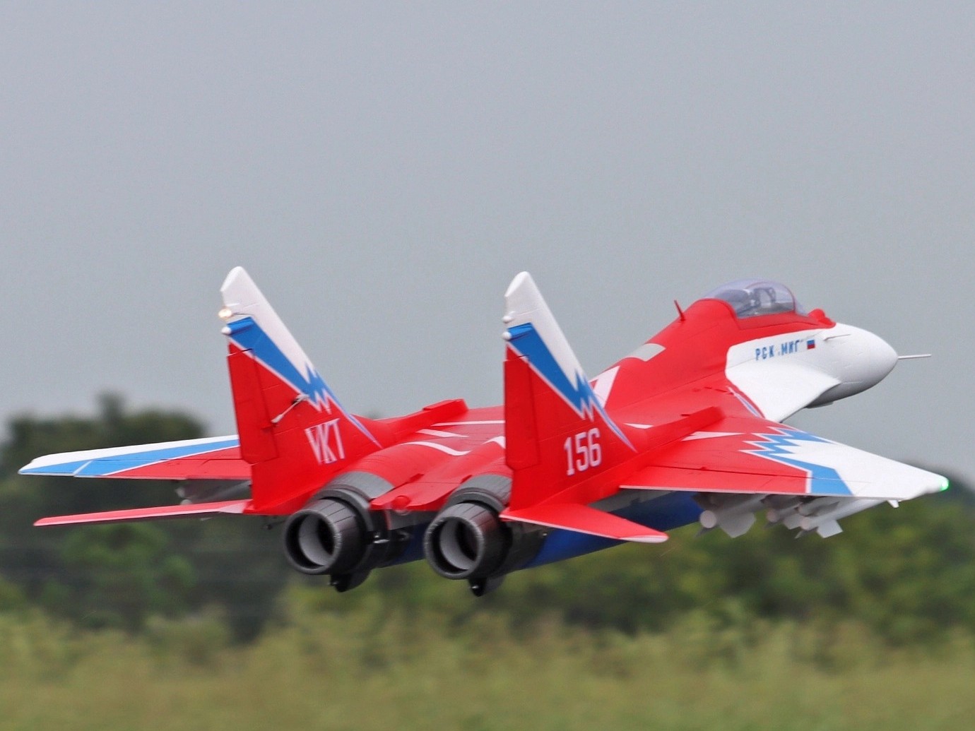 MiG-29 Fulcrum Red Star 80mm EDF Jet mit Gyro - Vector PNP-Set, Freewing – Bild 2