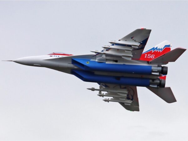 MiG-29 Fulcrum Red Star 80mm EDF Jet mit Gyro – Vector PNP-Set